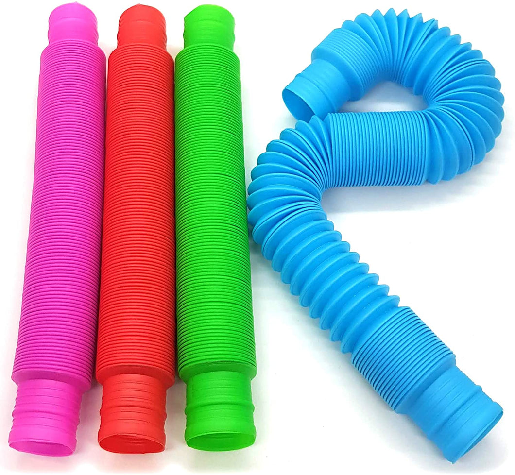 Sensory Pop Tubes - Fine Motor Skills Toy (8 pack)