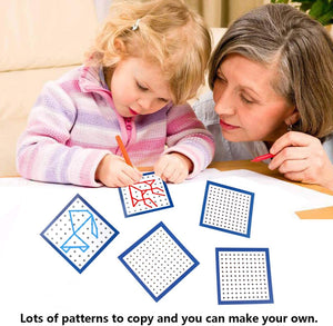 Geoboard Cards Shapes & Colors -  Practical Life Skills