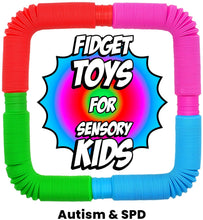 Load image into Gallery viewer, Sensory Pop Tubes - Fine Motor Skills Toy (8 pack)
